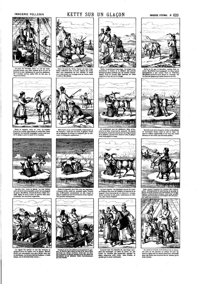 Ketty sur un glaçon