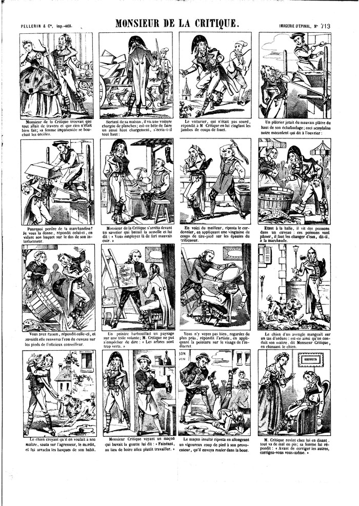 Monsieur de la critique