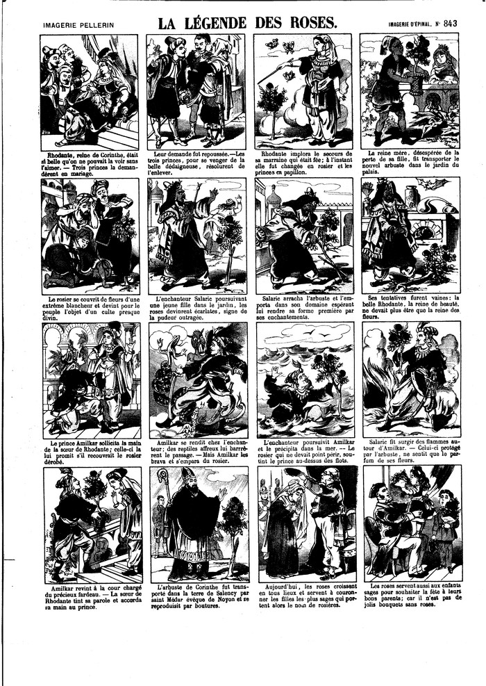 La légende des roses