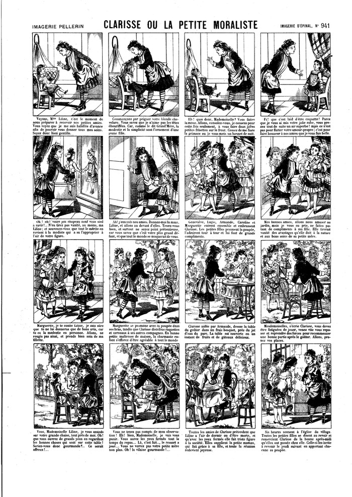 Clarisse ou la petite moraliste