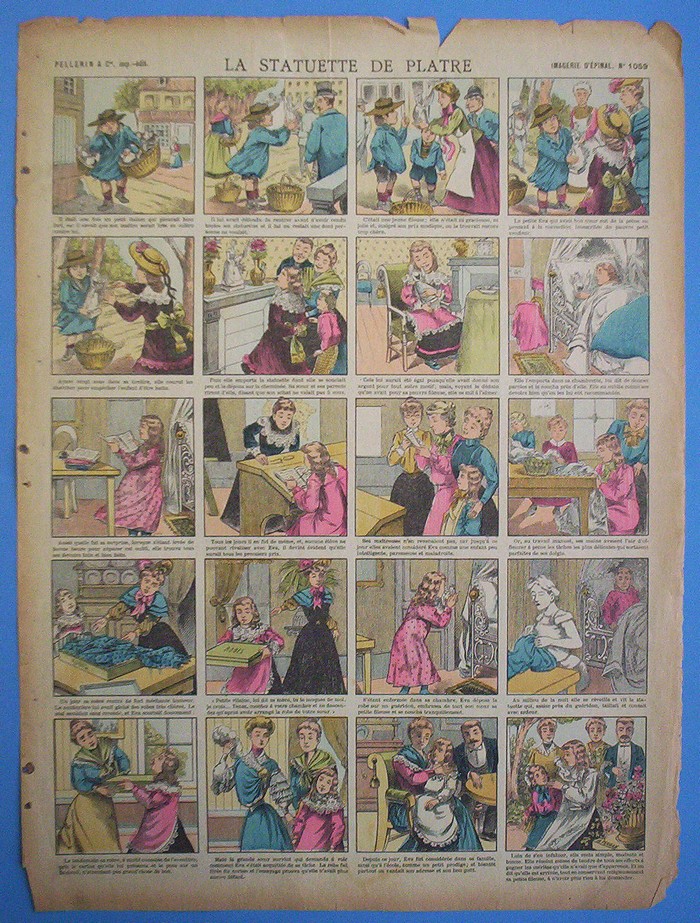 La statuette de platre