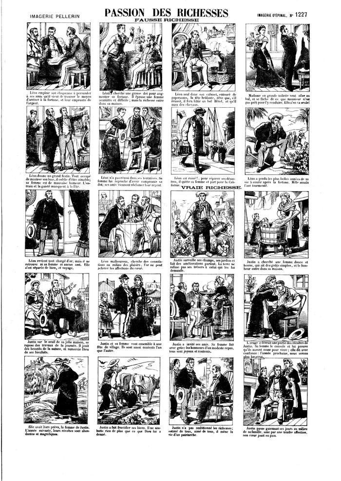 Passion des richesses ? Fausse richesse