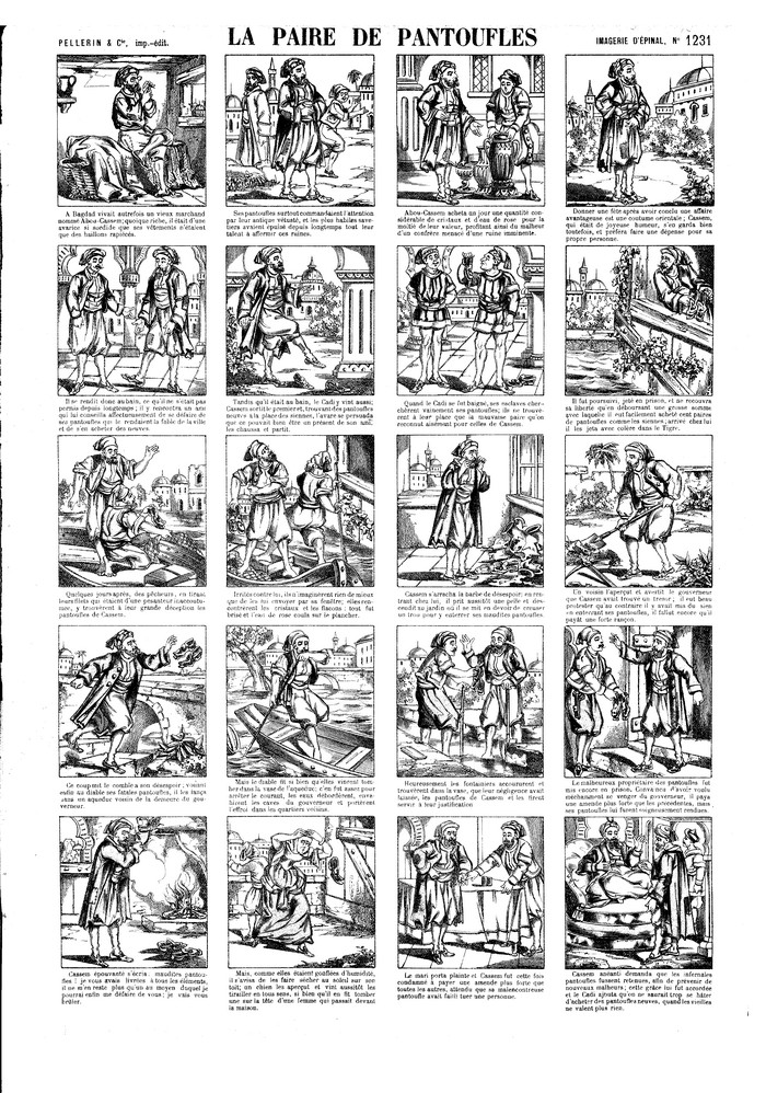 La paire de pantoufles