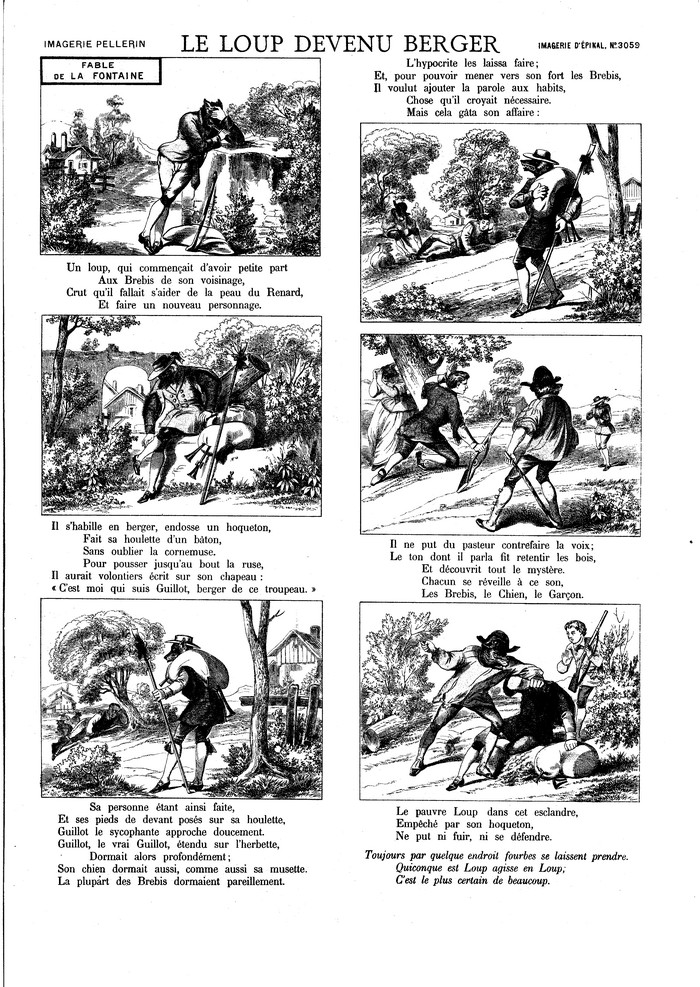 Le loup devenu berger