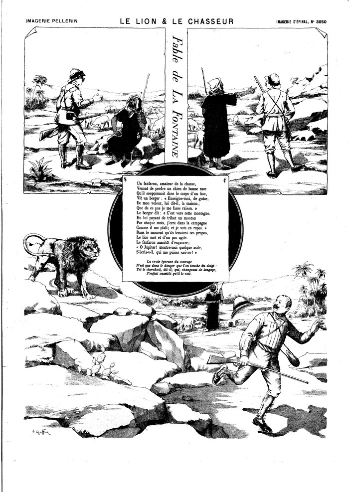 Le lion & le chasseur
