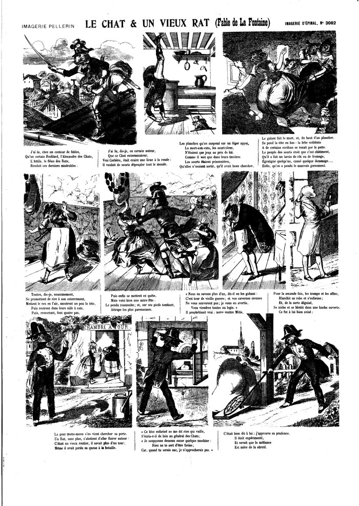 Le chat & un vieux rat