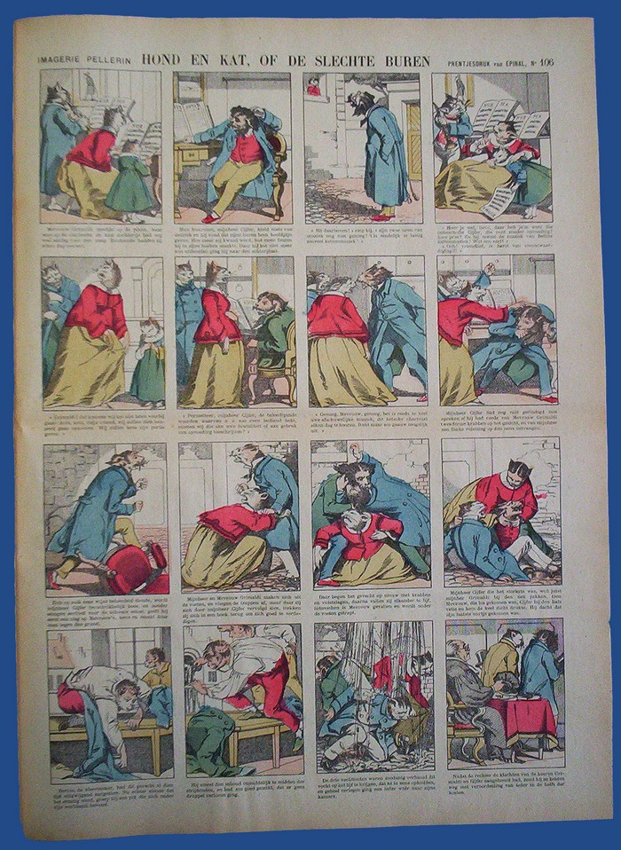 Hond en kat, of de slechte buren