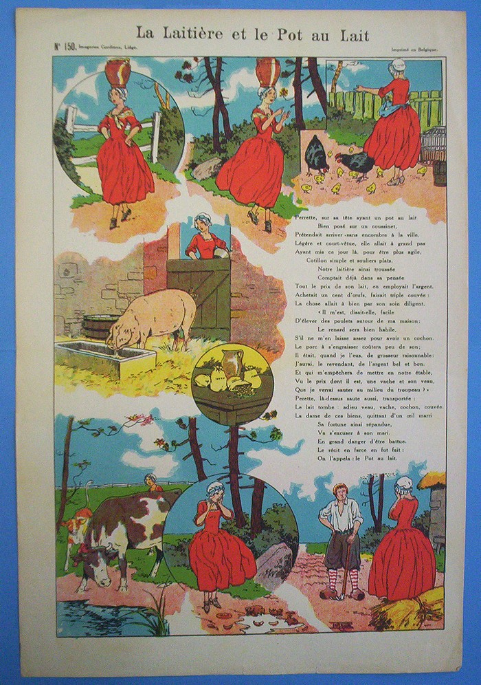 La laitière et le pot au lait