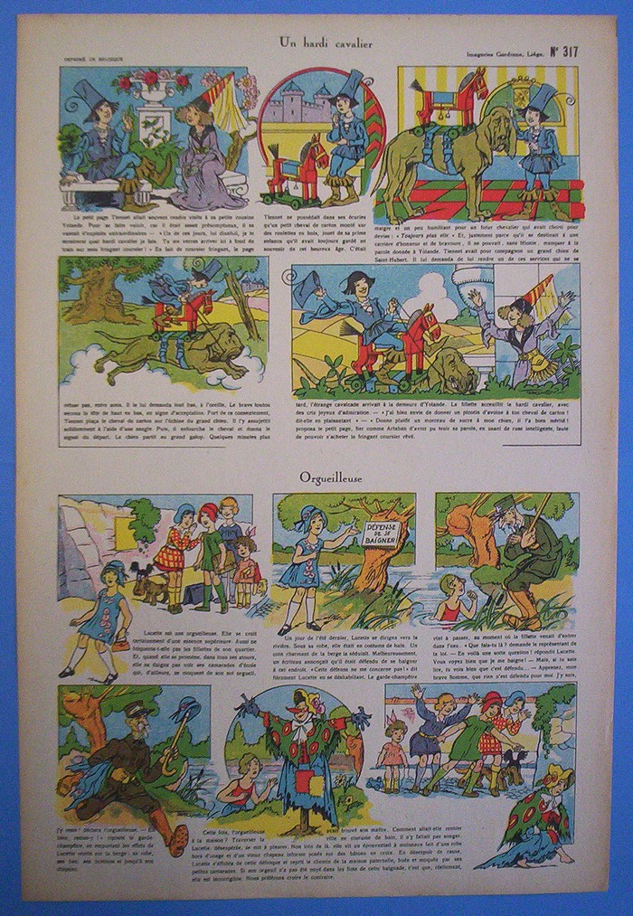 Un hardi cavalier    Orgueilleuse