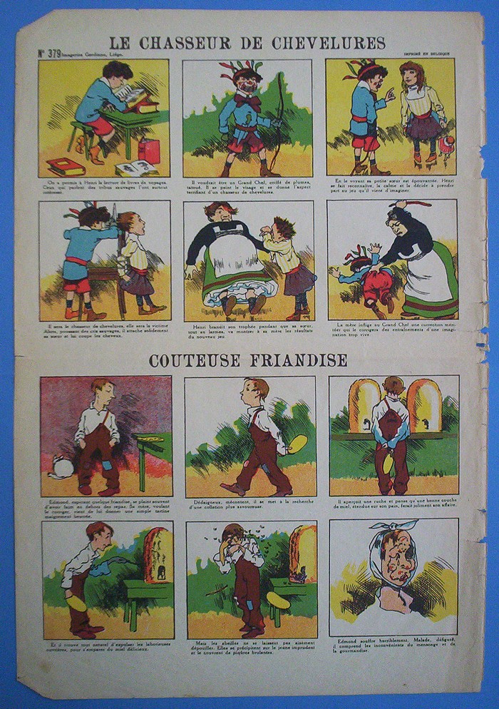 Le chasseur de chevelures  Couteuse friandise