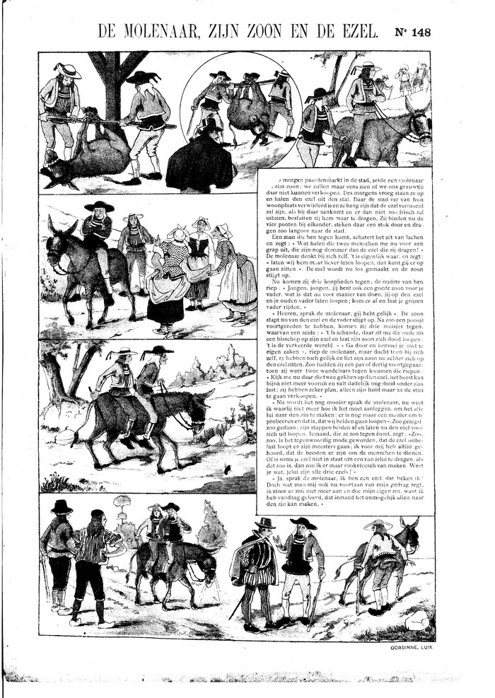 De molenaar, zijn zoon en de ezel