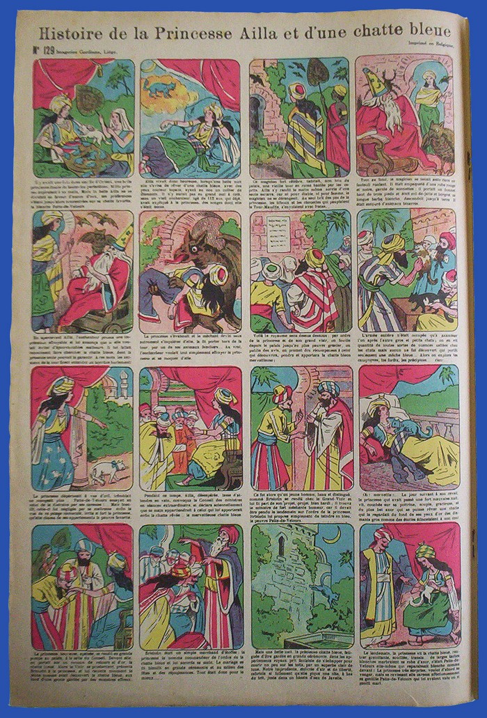 Histoire de la Princesse Ailla et d'une chatte bleue