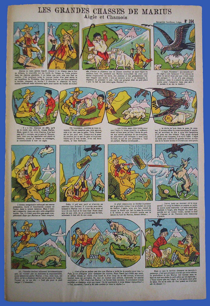 Les grandes chasses de Marius ? Aigle et Chamois