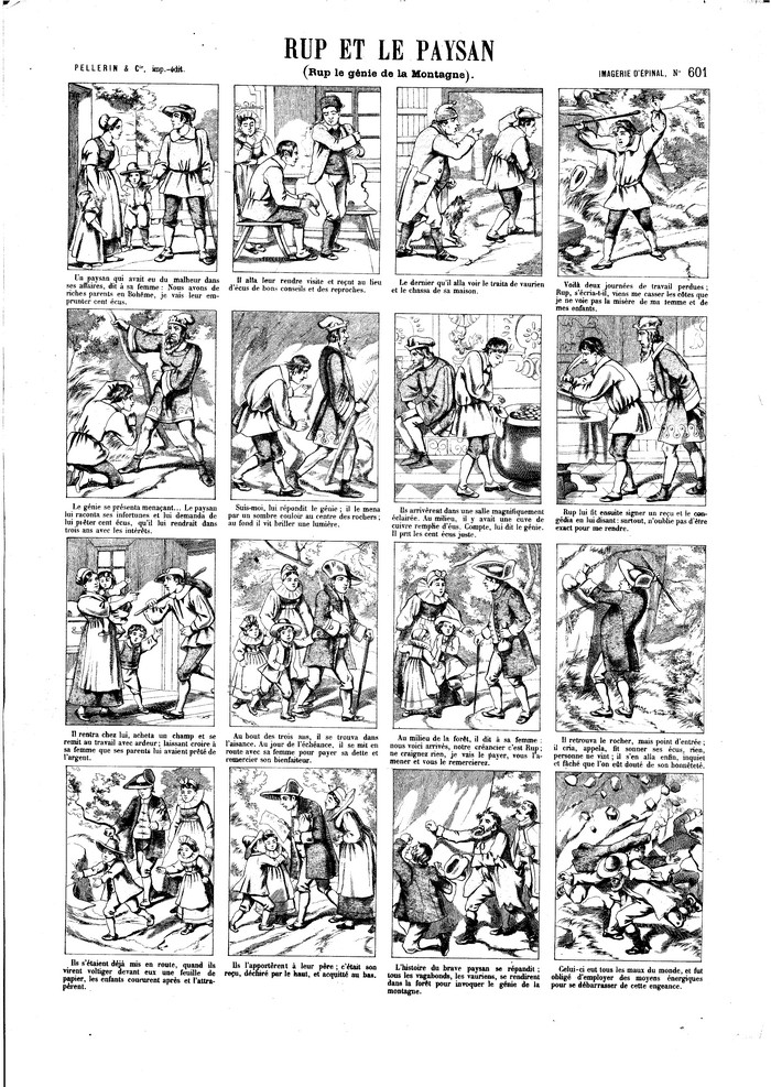 Rup et le paysan (Rup le génie de la Montagne)