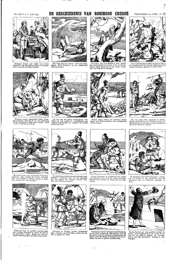 De geschiedenis van Robinson Crusoë