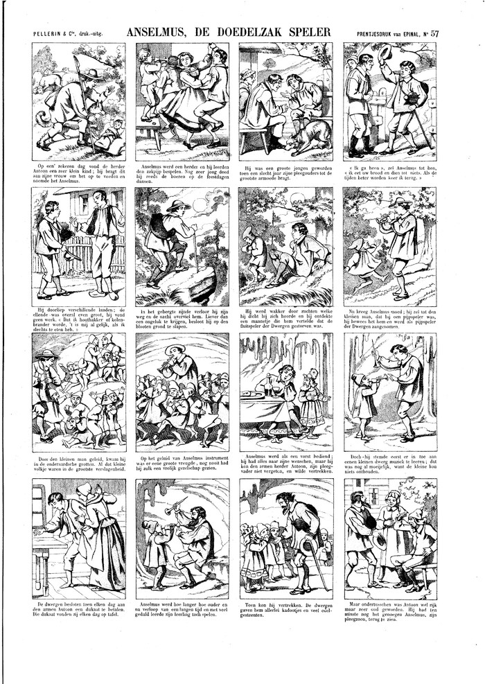 Anselmus, de doedelzak speler