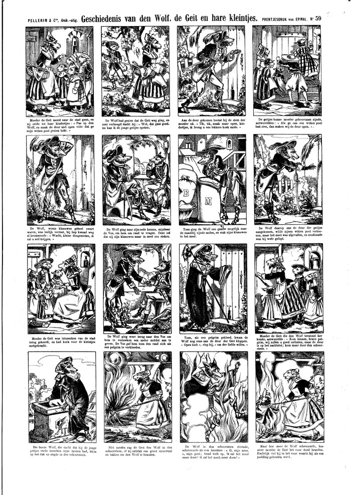 Geschiedenis van den wolf, de geit en hare kleintjes