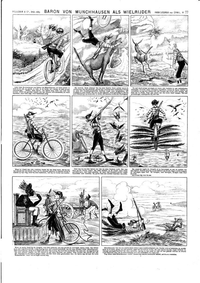 Baron Von Munchhausen als wielrijder