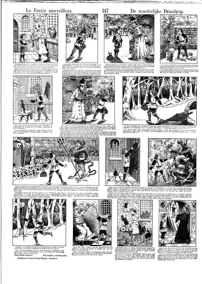 Le pantin merveilleux De wonderlijke draadpop