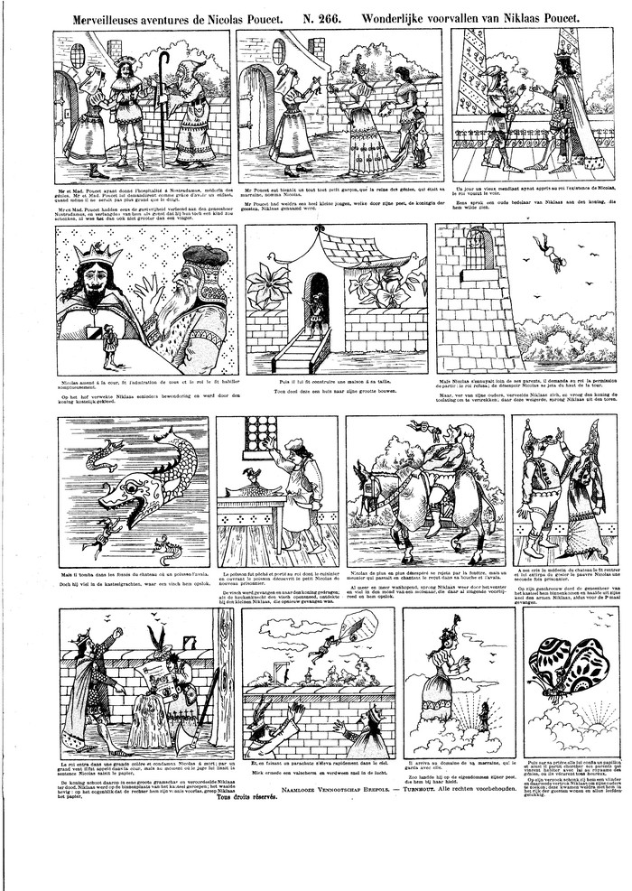 Merveilleuses aventures de Nicolas Poucet Wonderlijke voorvallen van Niklaas Poucet