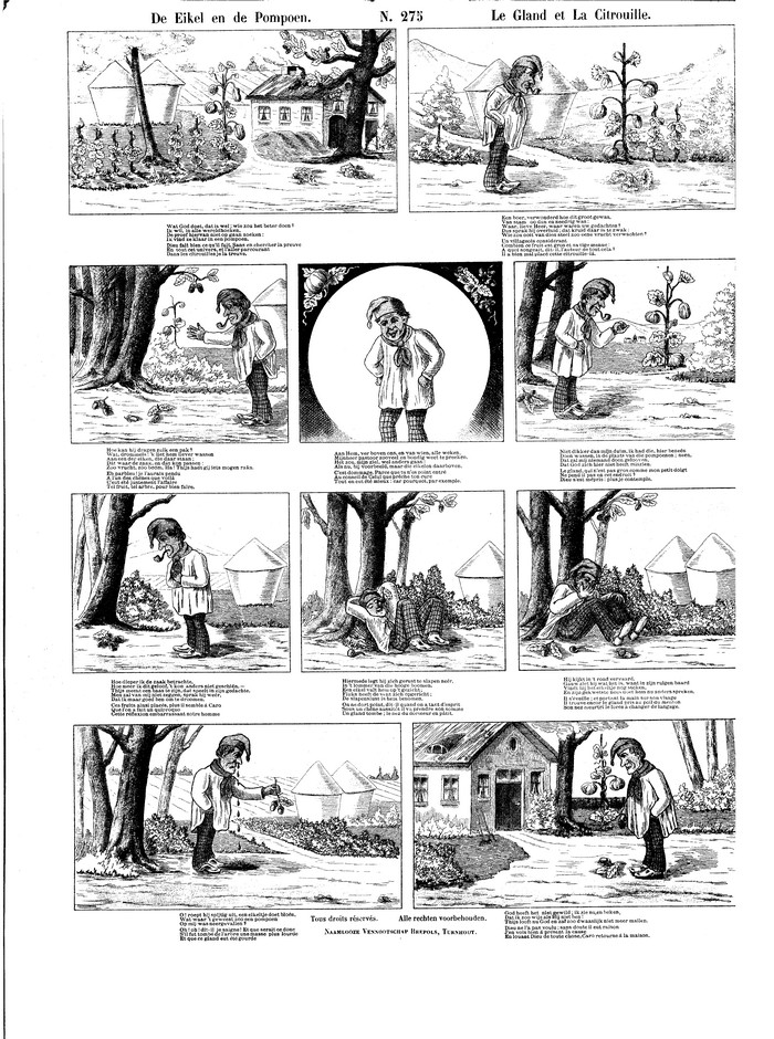 De eikel en de pompoen Le gland et la citrouille