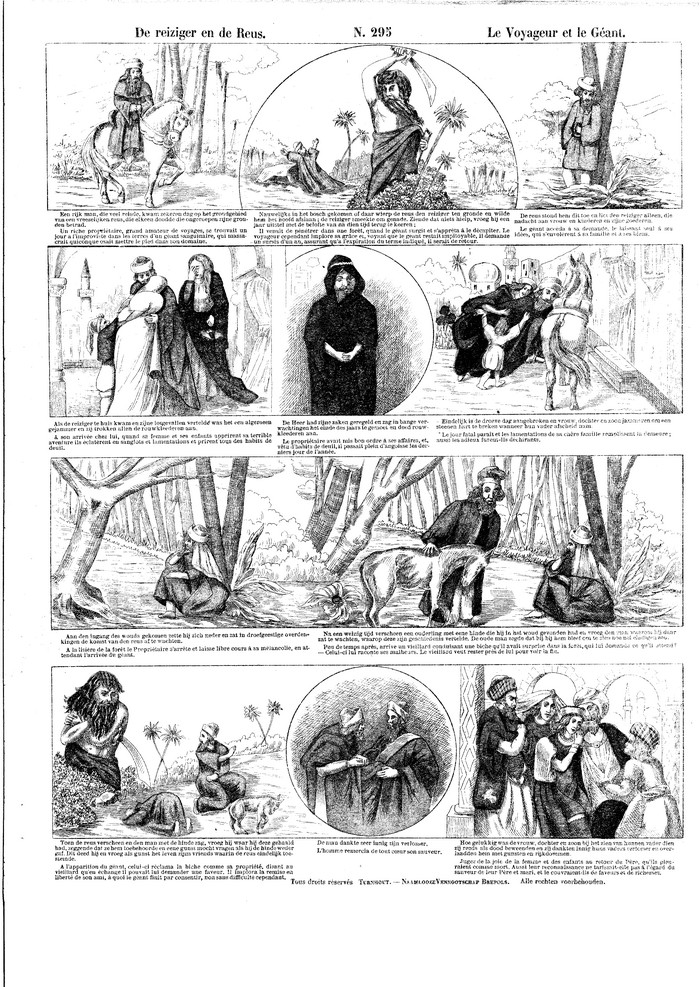 De reiziger en de reus Le voyageur et le géant