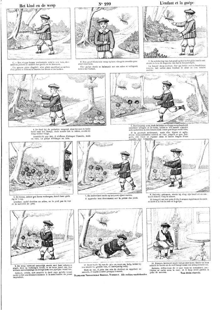 Het kind en de wesp l'enfant et la guêpe