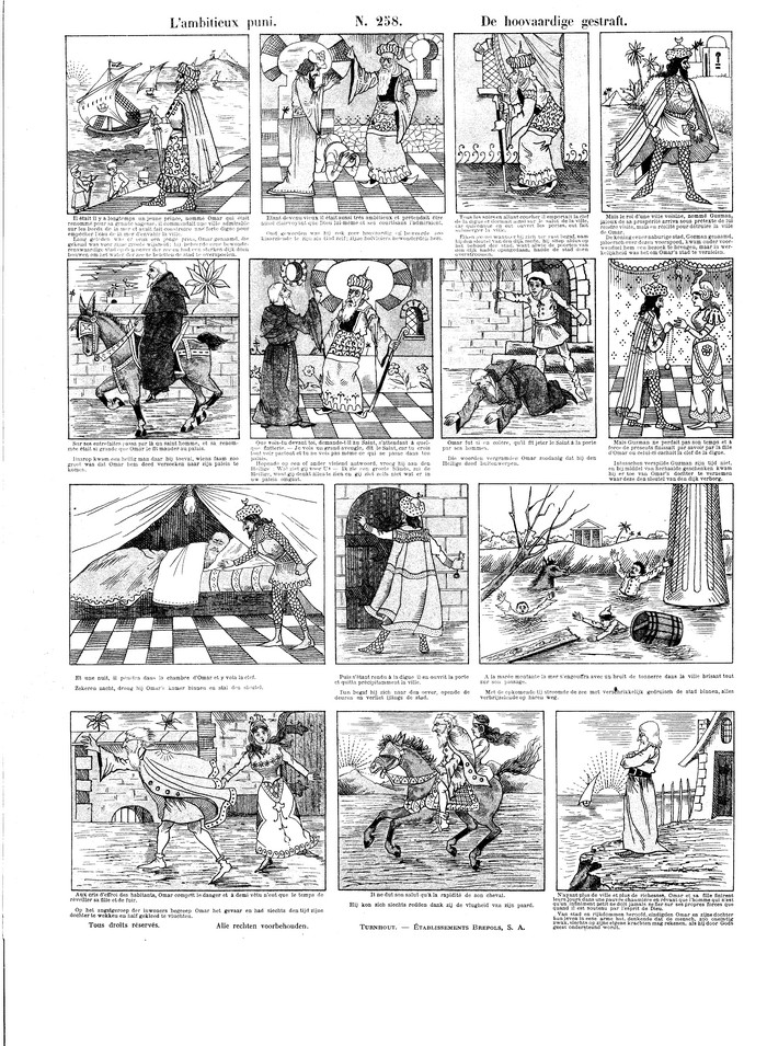 L?ambitieux puni De hoovaardige gestraft