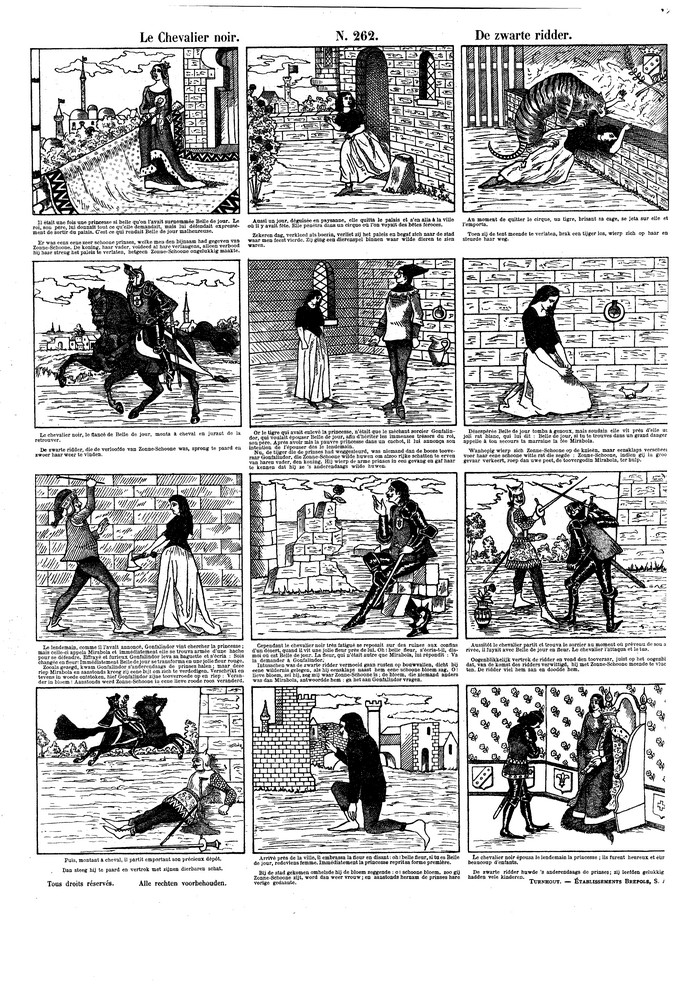 Le chevalier noir De zwarte ridder