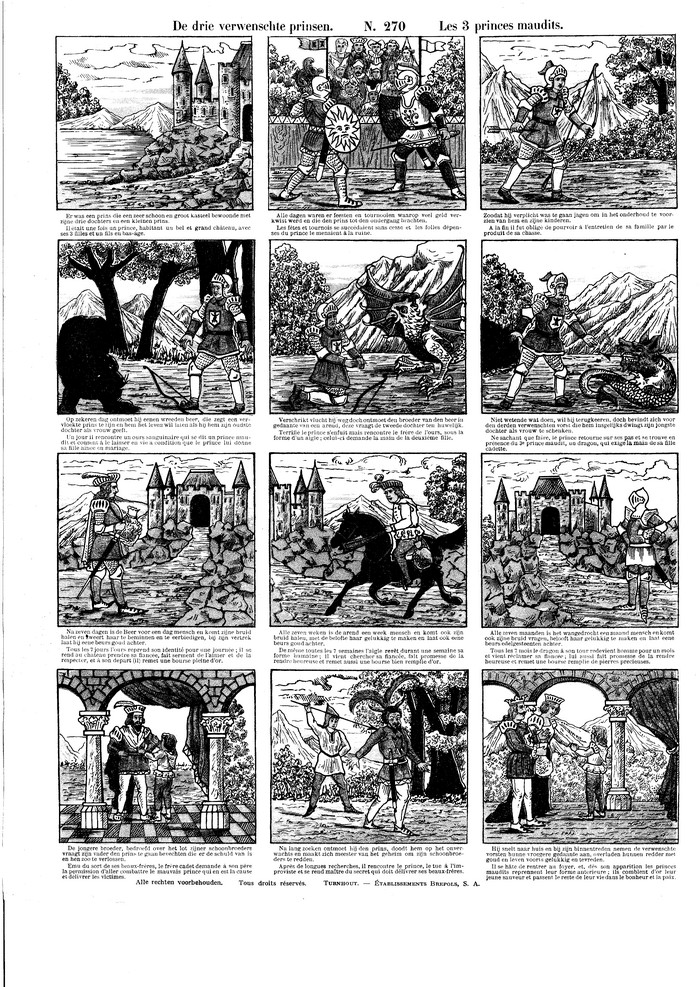 De drie verwenschte prinsen Les 3 princes maudits