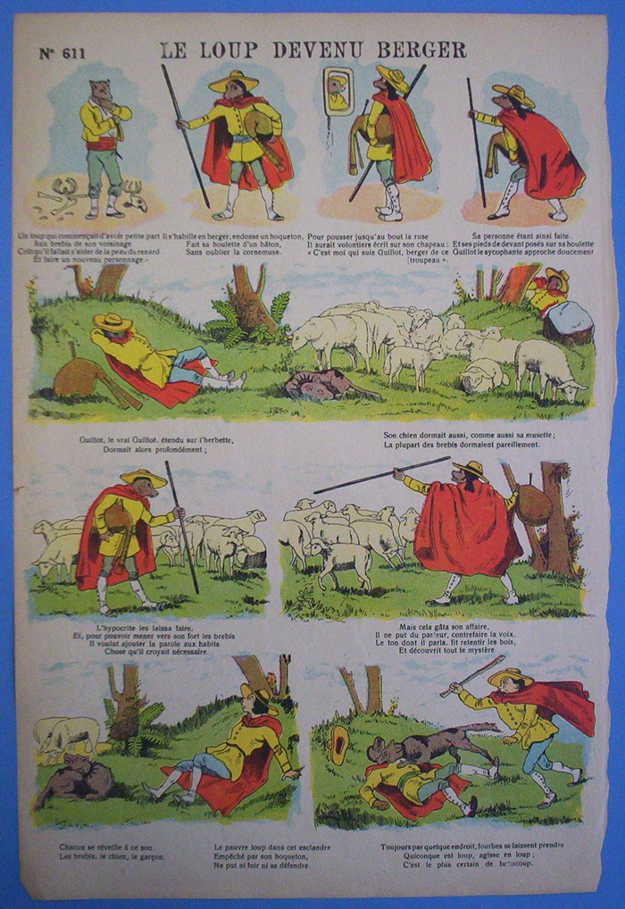 Le loup devenu berger