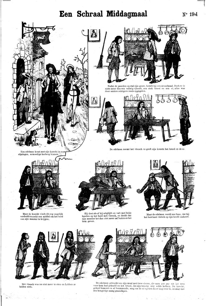 Een schraal middagmaal