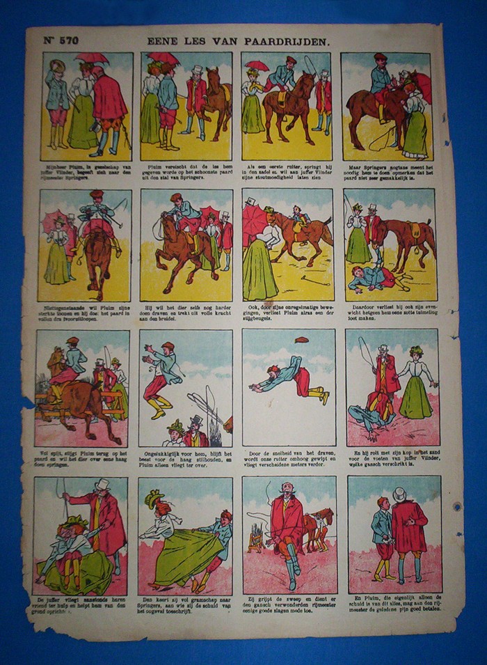 Eene les van paardrijden