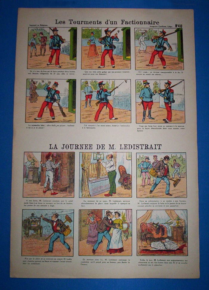 Les Tourments d'un factionnaire  La journee de M. Lesdistrait