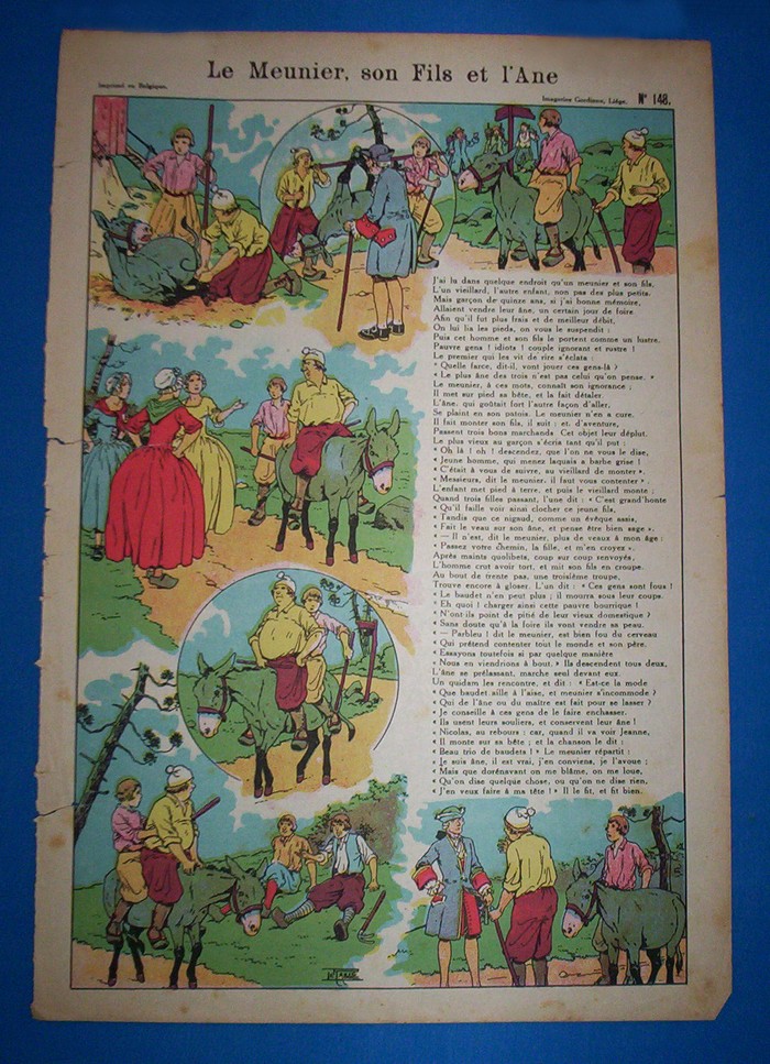 Le Meunier, son fils et L'âne