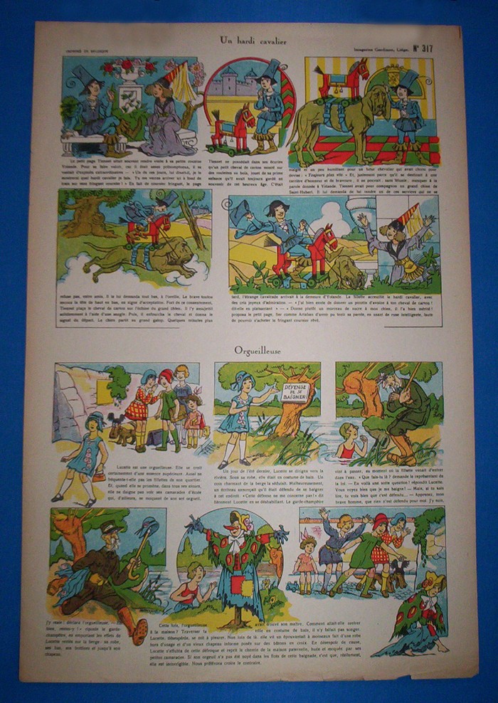 Un hardi cavalier    Orgueilleuse