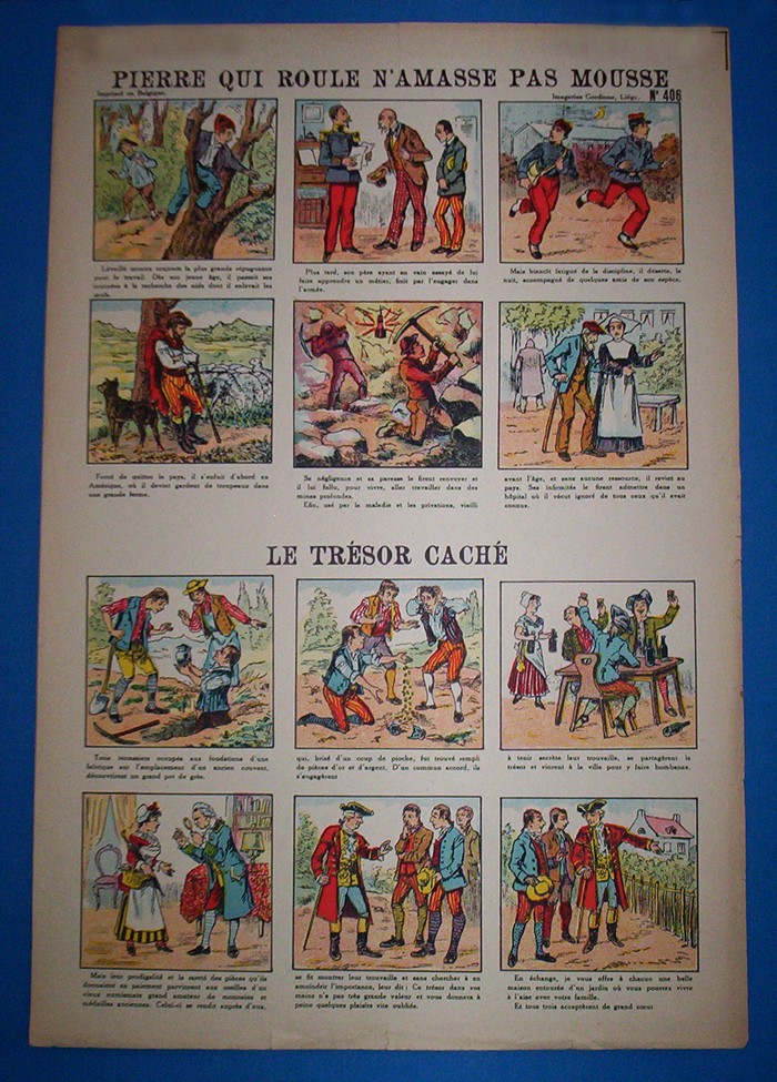Pierre qui roule n?amasse pas mousse  Le trésor caché