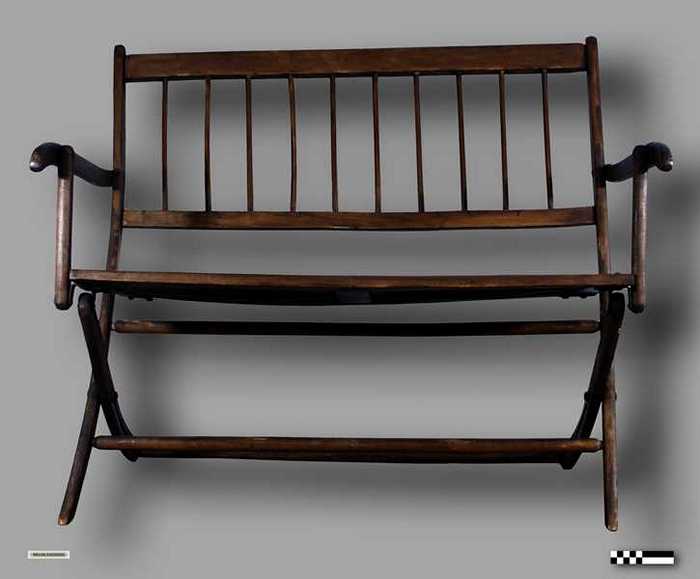 Opklapbare strandbank