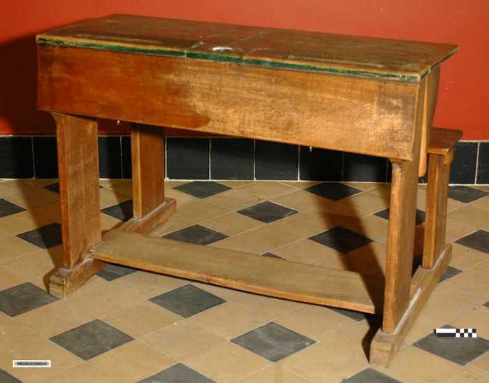 Schoolbank voor twee personen