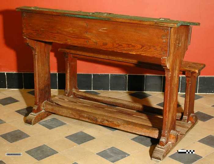 Schoolbank voor twee personen