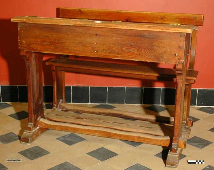 Schoolbank voor 2 personen