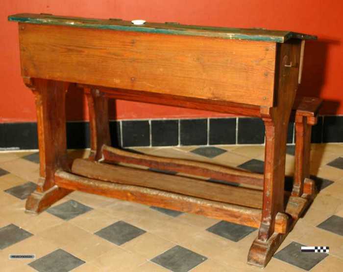 Schoolbank voor 2 personen