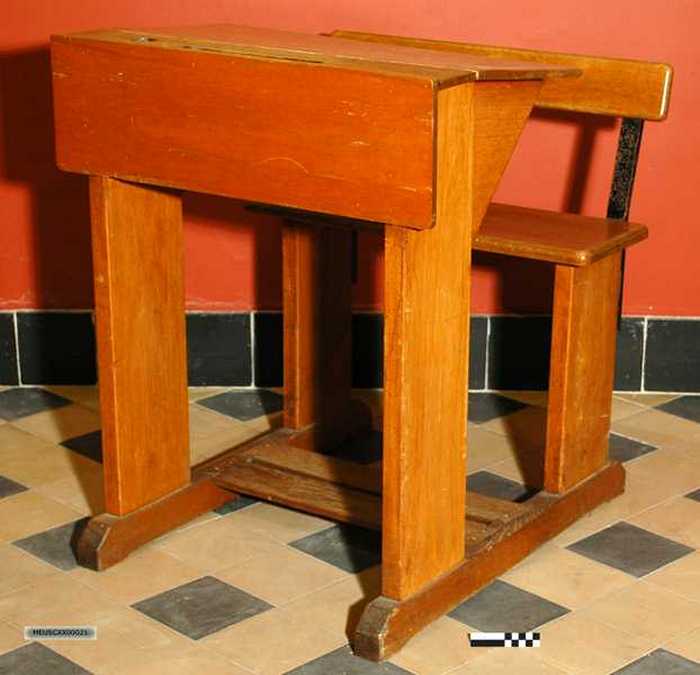 Schoolbank voor 1 persoon