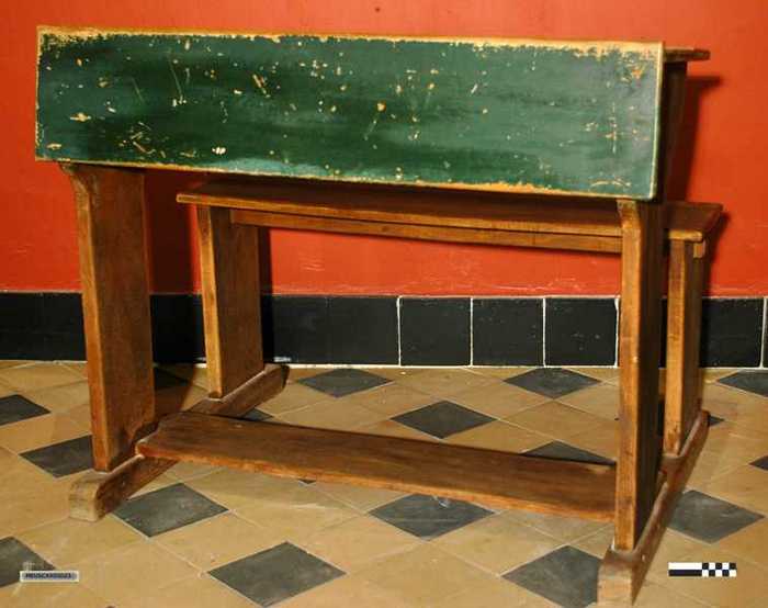 Schoolbank voor 2 personen