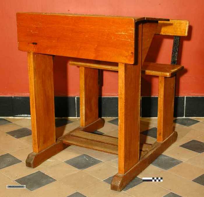 Schoolbank voor 1 persoon