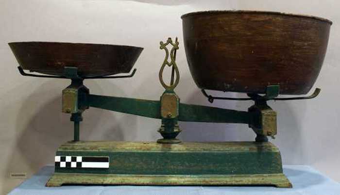 Oude weegschaal