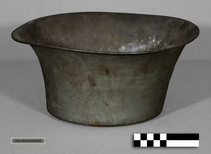 Diepe schaal voor weegschaal