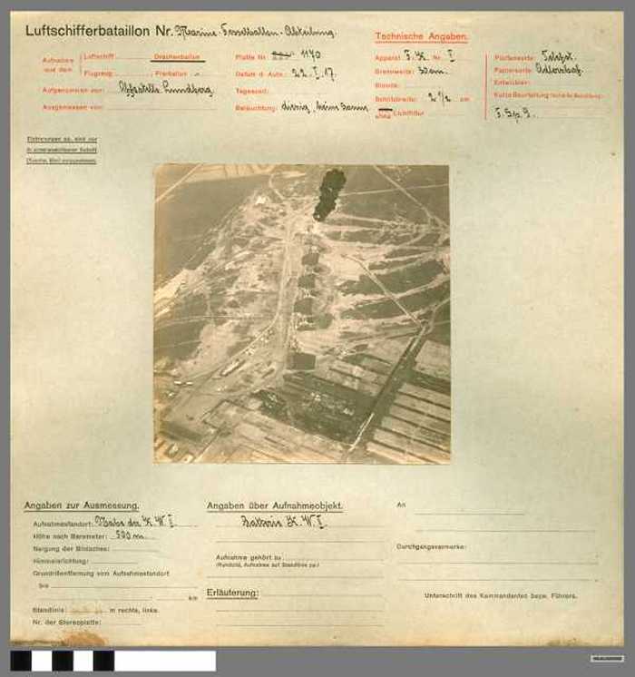 Batterie K.W.II(Militaire luchtopname)
