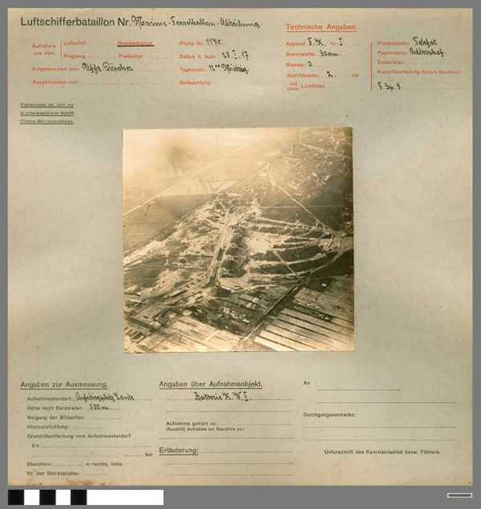 Batterie K.W.II(Militaire luchtopname)