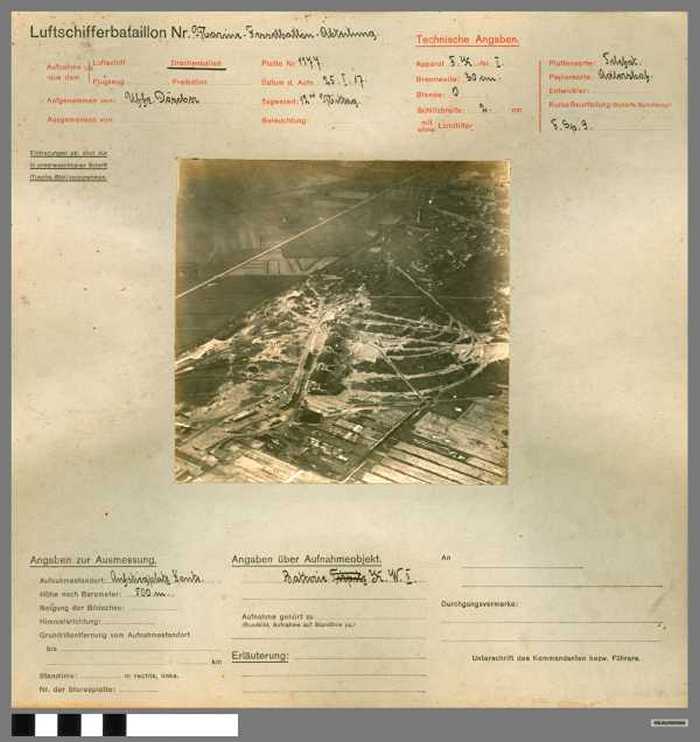 Batterie K.W.II(Militaire luchtopname)